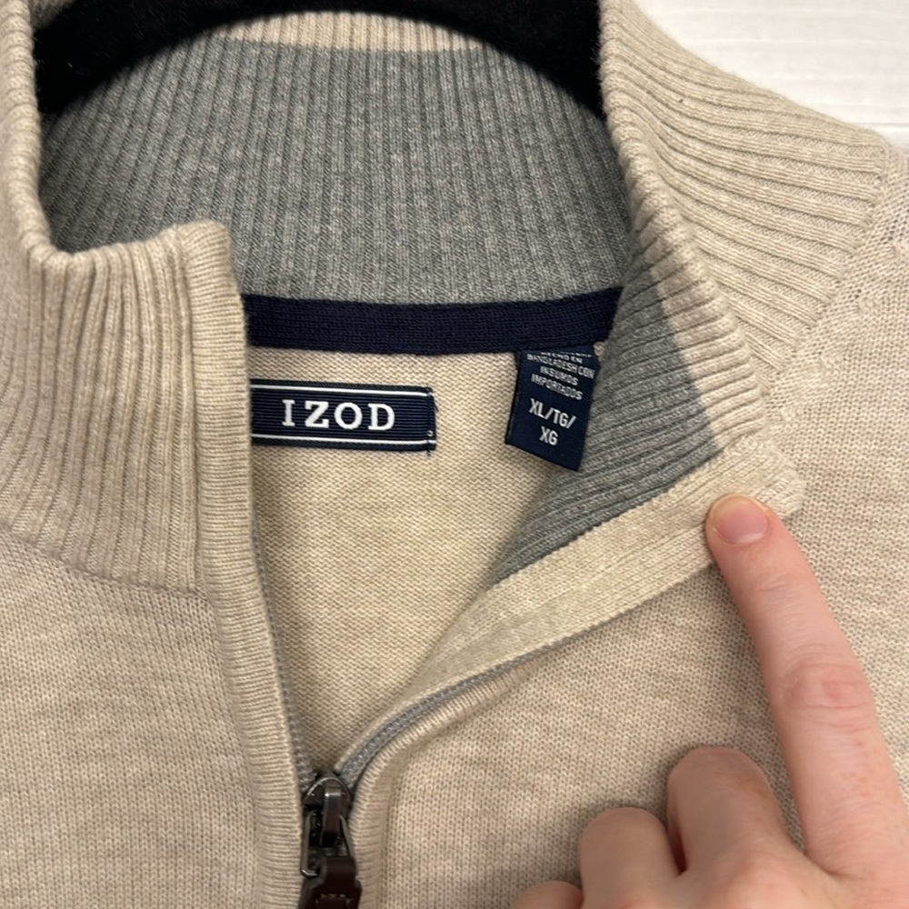 IZOD Quarter Zip - Picture 2 of 3